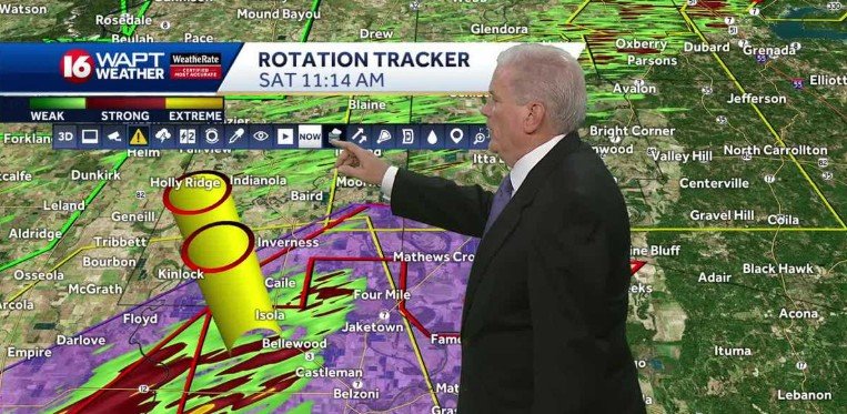 Dangerous Weather: Supercell Storms Spawn Multiple Tornadoes in Mississippi